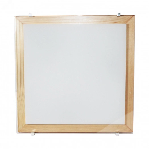 Светильник Полесье 400х400 НПБ 09-3х40-003 М97 белый корпус сосна держатель хром ИУ