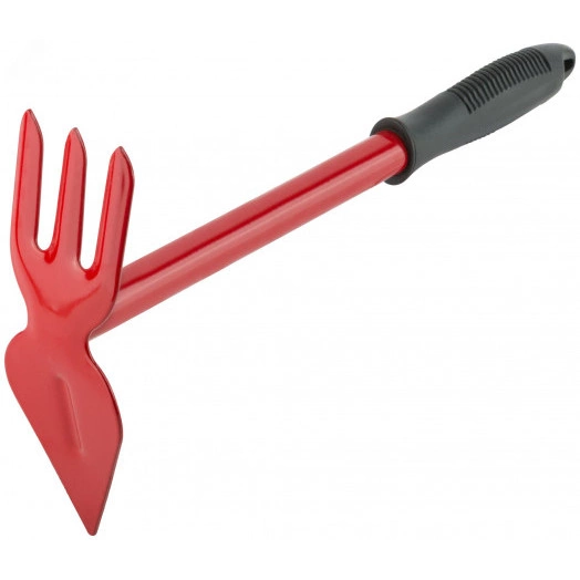 Мотыжка с ручкой МК-2(м) цельнометаллическая 3 зуба, лепесток