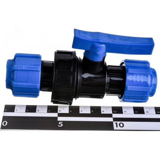 Кран шаровой компрессионный разъемный d 20