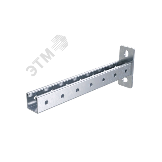 Кронштейн одиночный LAS 41х41 основание 500мм горячеоцинкованный