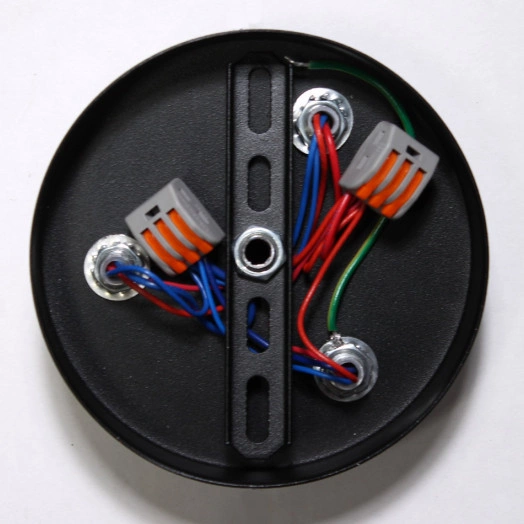 Светильник Кристаль 161 черн. муар НПБ 01-6х60-122 Е27  потолочный