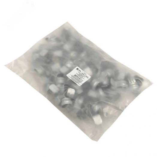 Скоба металлическая однолапковая для монтажного пистолета d19-20мм. (100шт.)