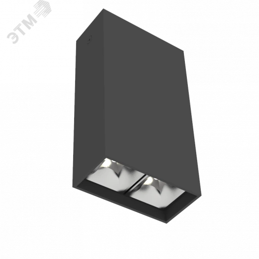 Светильник светодиодный ДПО-5Вт 4000К DL-Box Reflect Multi кососвет черный