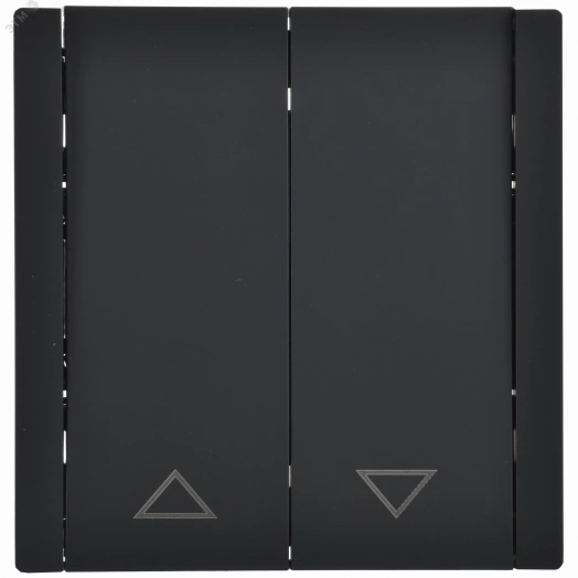 FORTE&PIANO Выключатель жалюзи 10А FP111 черный IEK