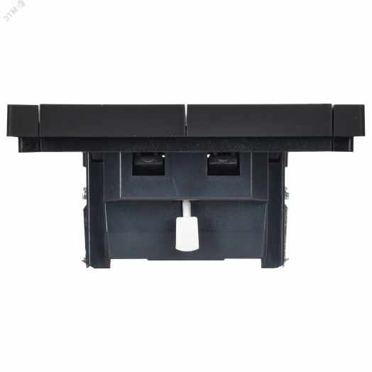 FORTE&PIANO Выключатель жалюзи 10А FP111 черный IEK