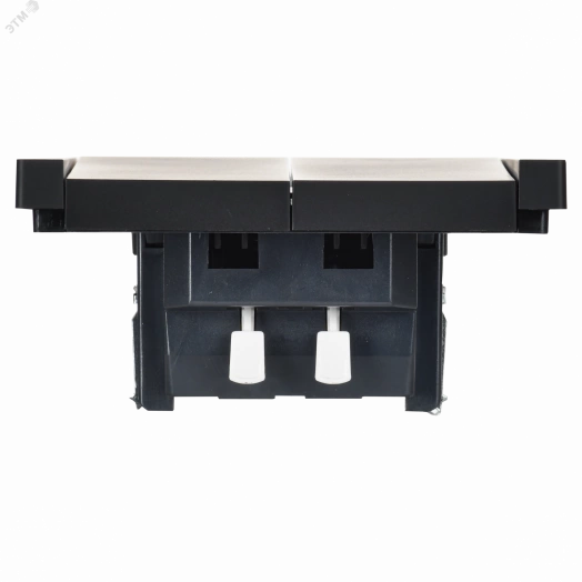 FORTE&PIANO Выключатель жалюзи 10А FP111 черный IEK