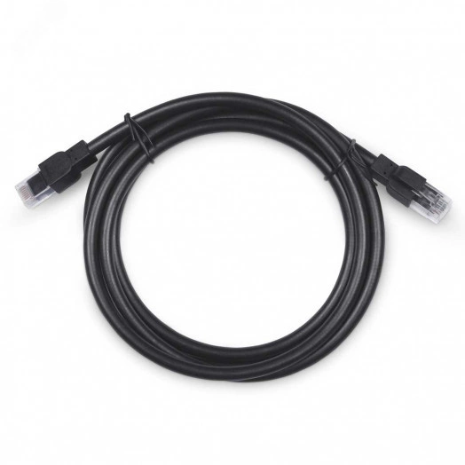 Патч-корд PC-ARM- UTP-RJ45-Cat.6a-1.5m-PE U/UTP, категория 6a, 2xRJ45/8p8c, неэкранированный, армированный гофрированной стальной лентой, черный, РЕ, внешний, 1.5м