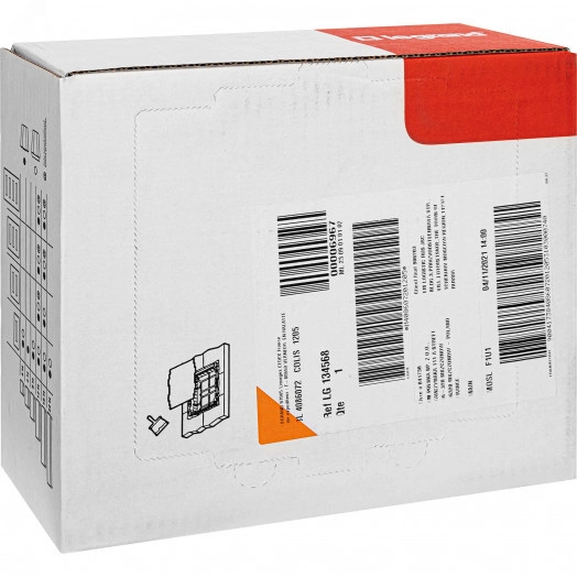 Practibox S Пластиковый щиток Встраиваемый (ЩРв-П) (в полые стены) 1X8 Белая дверь