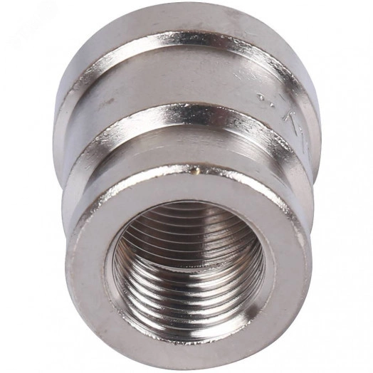 Муфта ВВ переходная никелированная 3/8X1/4