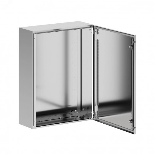 Корпус навесной STH с М/П, нержавеющая сталь AISI316, ВхШхГ 800x600x250 мм, с фланцем