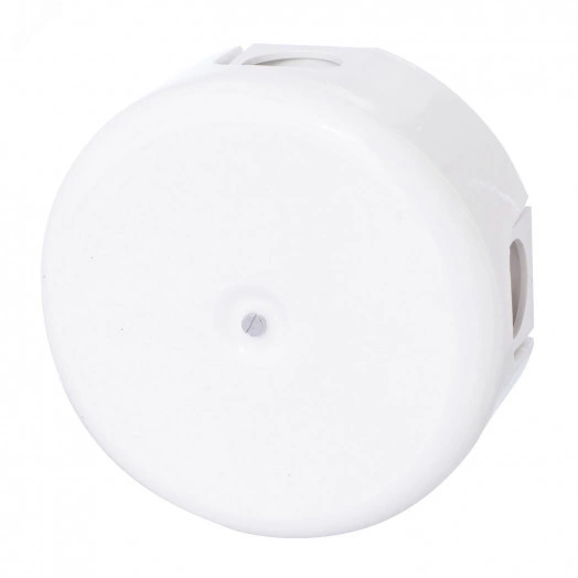 Коробка распределительная 110мм, керамика, цвет белый с кабельными вводами