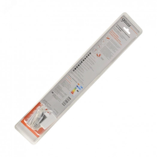 Светильник модульный линейный сенсорный 9 Вт 650 Лм 4000К 500х30х11 мм IP20 модель D работает от движения рукой Modul Gauss