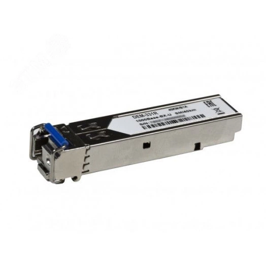 Модуль SFP 1хLC, 1.25 Гб/с, WDM Tx:1550/Rx:1310, до 20/40 км