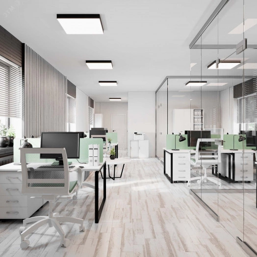 Светильник SP-QUADRO-S175x175-16W Warm3000 (BK, 120 deg, 230V) (, IP40 Металл, 3 года)