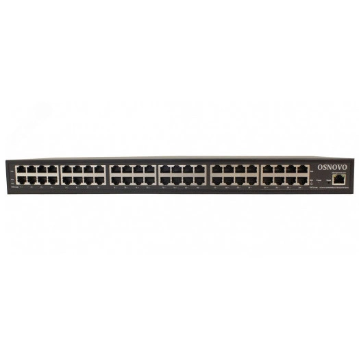 Инжектор PoE 24хRJ45 10/100/1000 Мб/с, 802.3af/at, до 30 Вт, AC 220В, DC 48В