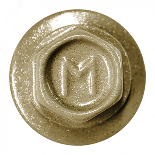 Саморез кровельный 4.8х35 RAL1036 сверло №1 шайба d=14мм с EPDM прокладкой