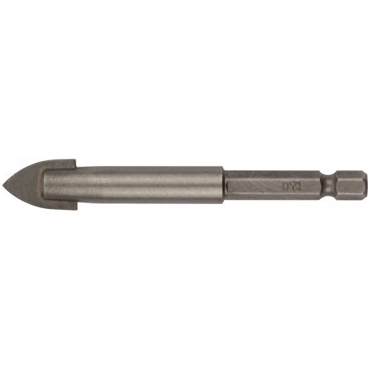 Сверло по кафелю и стеклу, шестигранный U-хвостовик под биту 12х85 мм