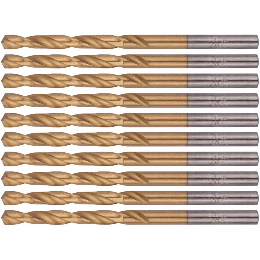 Сверла HSS по металлу, титановое покрытие 4.2 мм (10 шт)