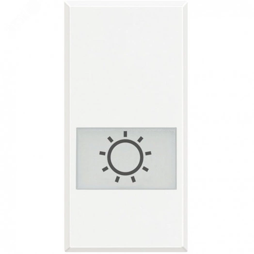 Axolute Клавиши с подсветкой для выключателей AXIAL 1 модуль символ Лампа белый