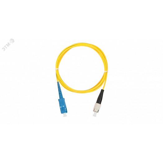 Шнур оптический переходной SM 9/125 OS2 SC/UPC-FC/UPC одинарный LSZH 2мм