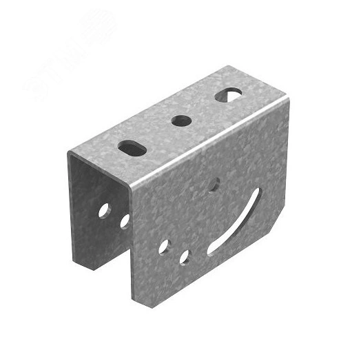 Поворотно-потолочный держатель для средних нагрузок 30х50 мм, толщина 2,5 мм, Сендзимир цинк