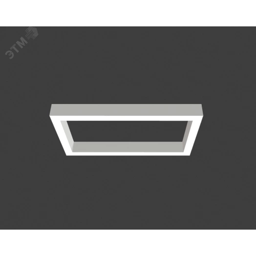 Светильник светодиодный ДСО-90Вт 4000К X-Line прямоугольный, рассеиватель опал белый