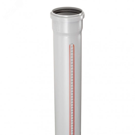 Труба канализационная 75 х 250 мм НТЕМ однораструбная, серая