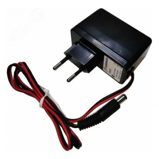 Блок питания 12В 2А стабилизированный, провод со штекером 5,5х2,1мм
