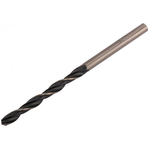 Сверла по металлу HSS черненые 4.0x75 мм (10 шт)