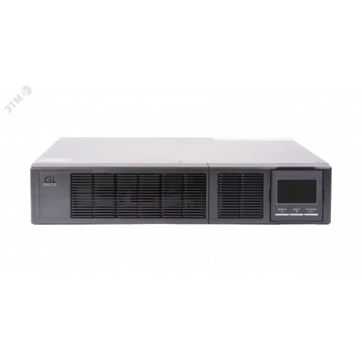 Источник бесперебойного питания  Online 1000ВА/1000Вт (1/1 однофазный), ток зарядного устройства 1-12А, 2U, глубина 410 мм, 3 акб