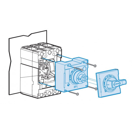 Выносная поворотная рукоятка EH3-R,TS630