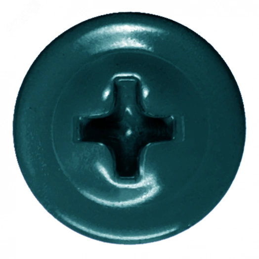 Саморез металл/металл 4.2х25 пресс-шайба острый RAL5021