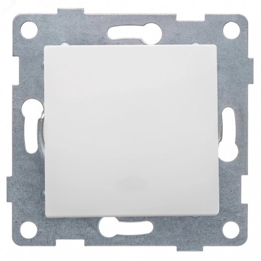 GUSI Ugra механизм выключателя 1кл. перекрестный, скрытая  установка,  10А, 250В. Цвет: белый.