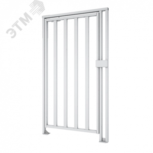 Калитка полноростовая из нержавеющей стали К-10-Н, левое исполнение