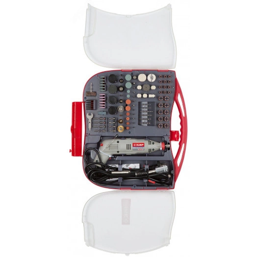 Гравер электрический с набором мини-насадок в кейсе, 219 предметов