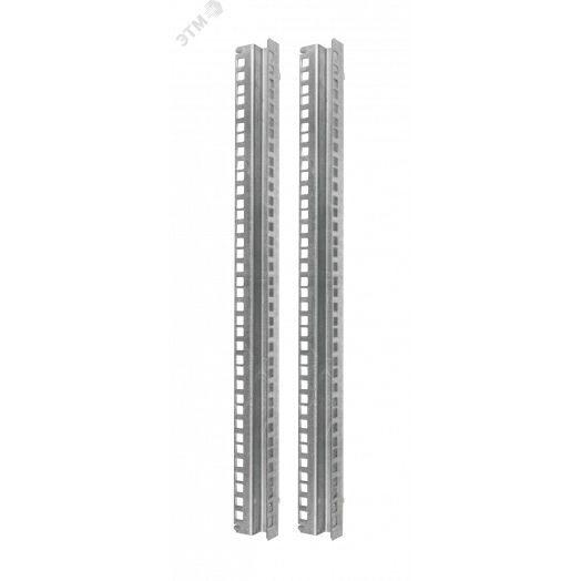 Направляющие 12U с крепежом для шкафа TWI-R 2шт.