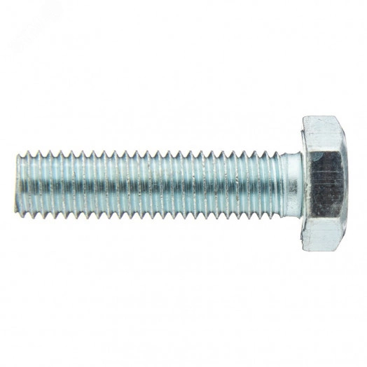 Болт DIN933 М16х60 шестигранная голова полная резьба оцинкованный