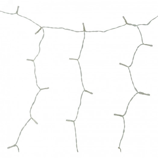 Садовый занавес на солнечной батарее USL-S-131/PT1515 WARM WHITE CURTAIN 192 светодиода Теплый белый свет  1*АА Ni-Mh аккумулятор в/к IP44