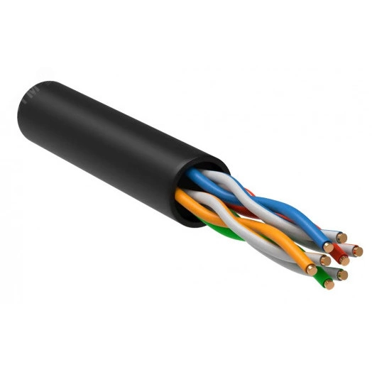 Витая пара U/UTP 5E 4х2х24AWG LDPE черный (305м) РФ/С