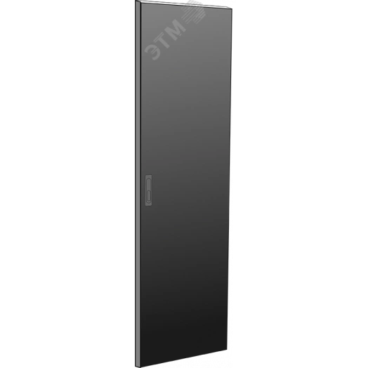 Дверь металлическая 800мм шкафа 18U чер. LINEA N