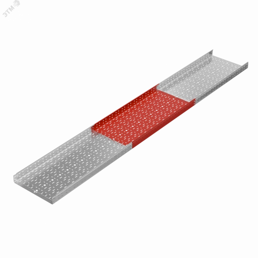 Лоток перф. 80х500х1,5 L3000 мм Быстрый монтаж ПЛЮС