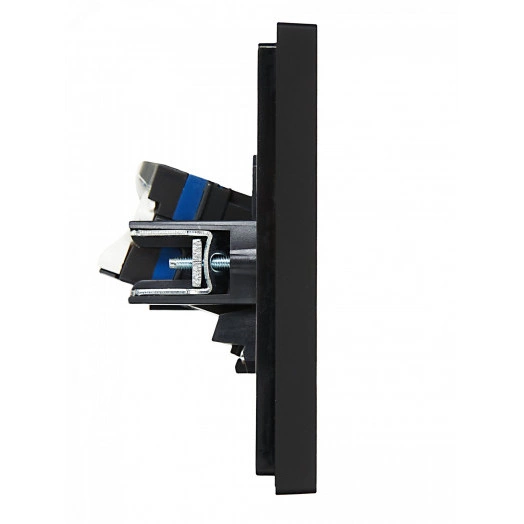 FORTE&PIANO Розетка компьютерная двойная RJ45 кат.6 FP134 черный IEK