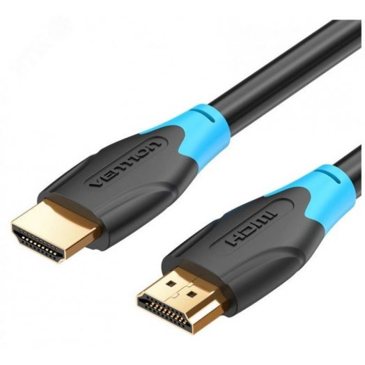 Кабель HDMI High speed v2.0 with Ethernet 19M на 19M, ПВХ, 1 м.