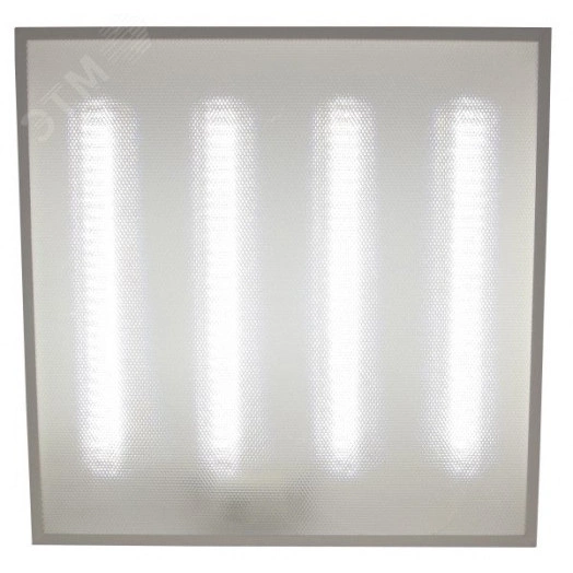 ДВО-38Вт, IP20, 3000К, 4750Лм, призм., 595х595х40, ДВО/ДПО