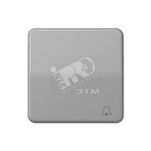 Клавиша с символом  звонок   серая
