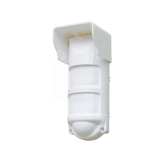 Извещатель охранный оптико-электронный            поверхностный уличной установки , с защитой от    животных весом до 20 кг, 3 пироприемника, 12м х   8°, U-пит.9:30В, I-потр.20мА, IP54, t             -раб.-40:+50°C, 180х70х60мм