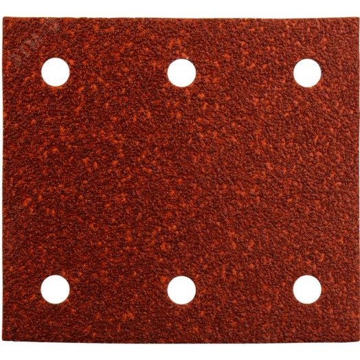 Бумага шлифовальная на липучке 114х102 мм, A80 (10 шт)