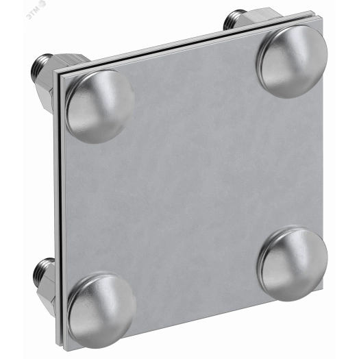 Зажим крестообразный полоса-полоса 40мм оцинкованная сталь HDZ IEK