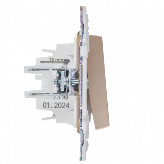 SKANDY Выключатель 1-клавишный 10А SK-V01Sa песочный IEK