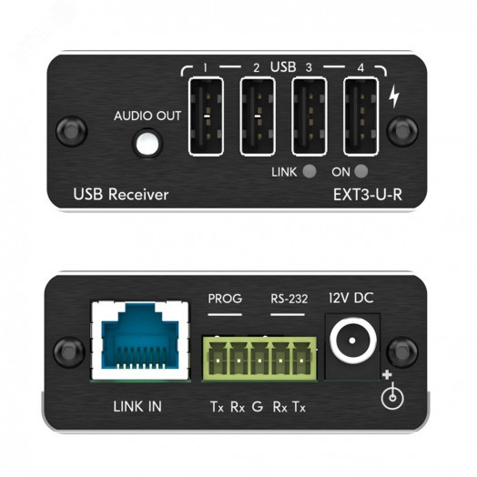 Передатчик и приемник сигналов USB 2.0 и RS?232 по витой паре, поддержка PoC